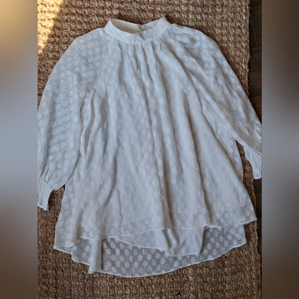Dr2 white dots top size XL‎